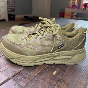 Hoka One Clifton 9 GTX Olive Shoes
